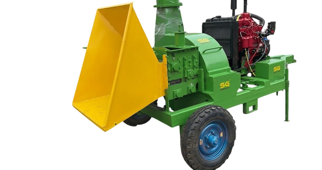 Wood Tractor Chipper Machine